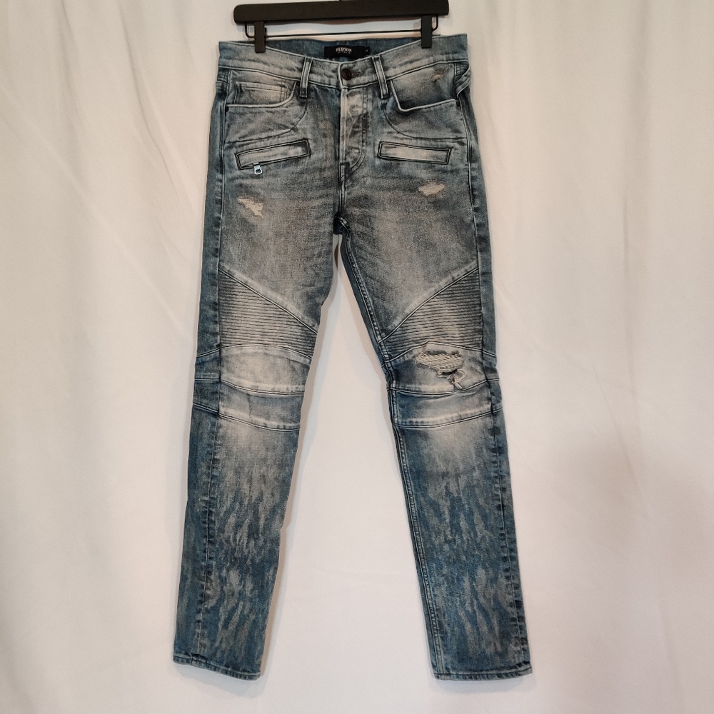 Hudson Blinder Biker Distressed Jeans